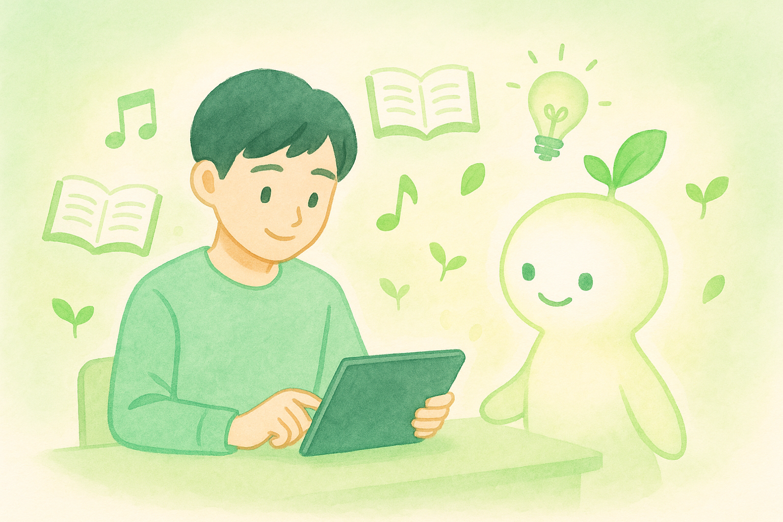 AI活用 学習支援教室のイメージ